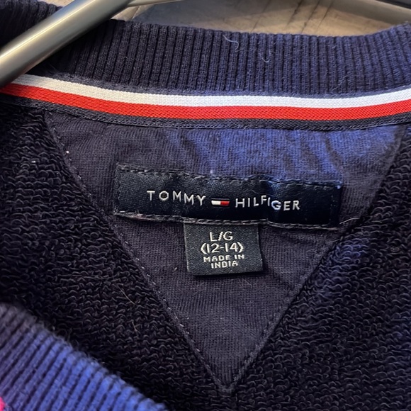 Girls Tommy Hilfiger cropped crew neck - Picture 4 of 4